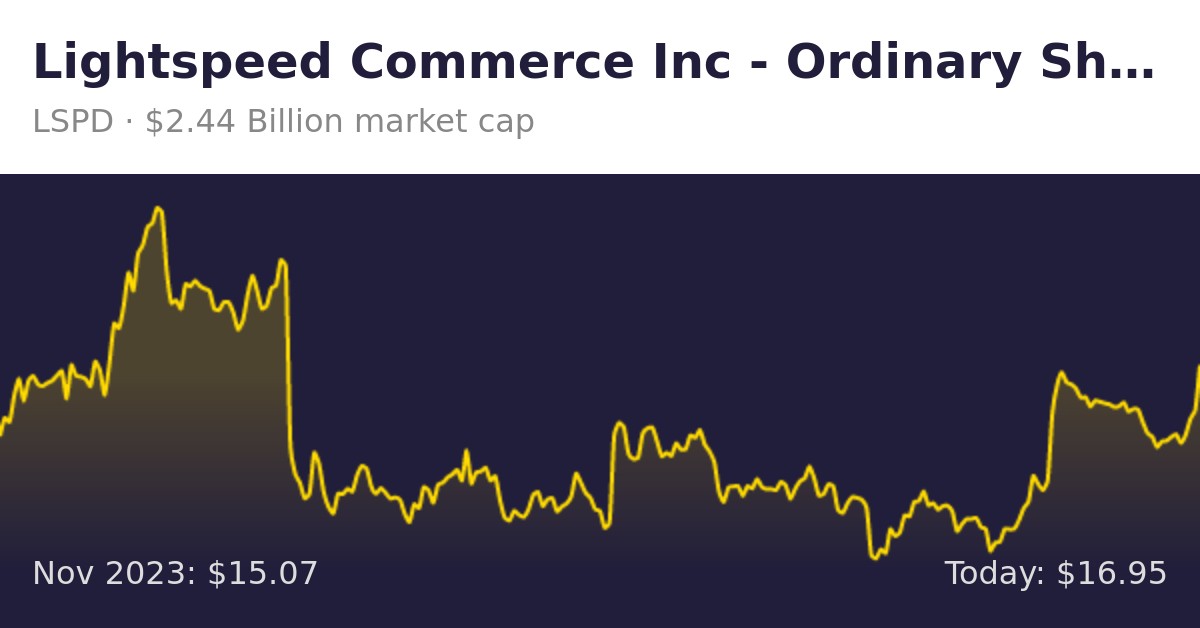 Lightspeed Commerce (LSPD) | Finance Information