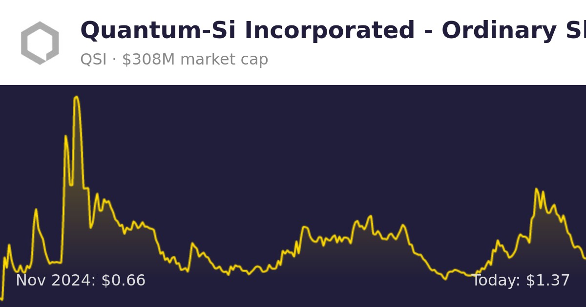 QuantumSi Incorporated (QSI) Finance information