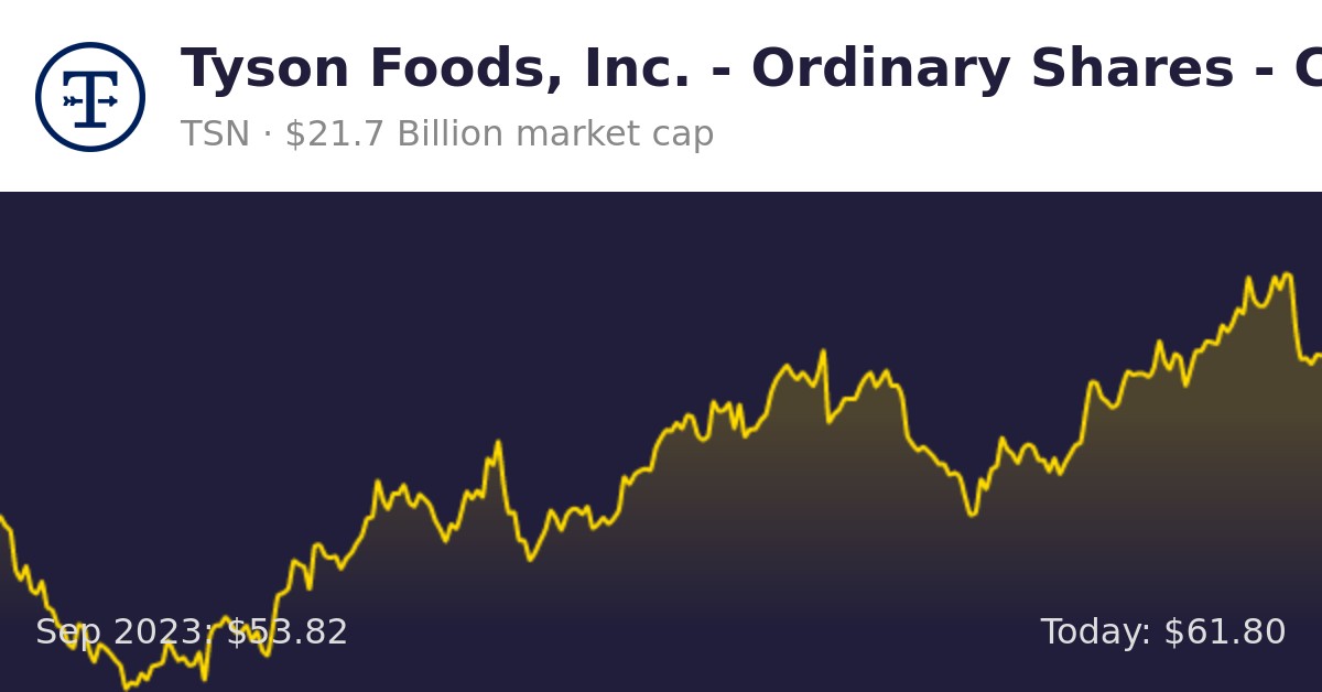 Tyson Foods (TSN) Finance information