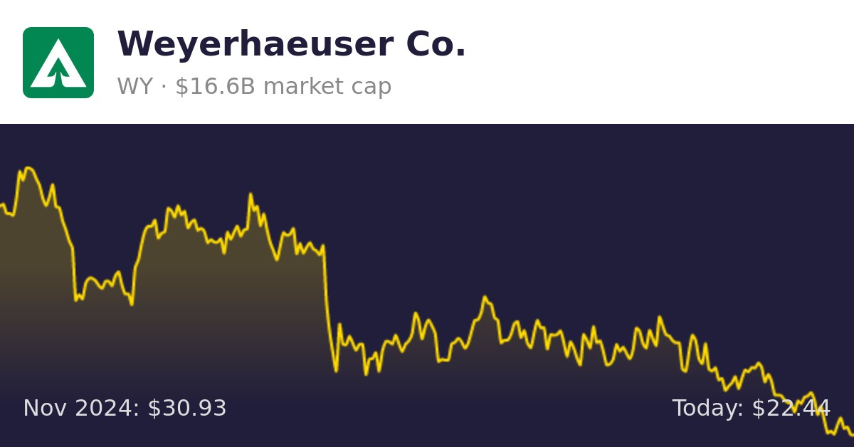 Weyerhaeuser (WY) Finance information